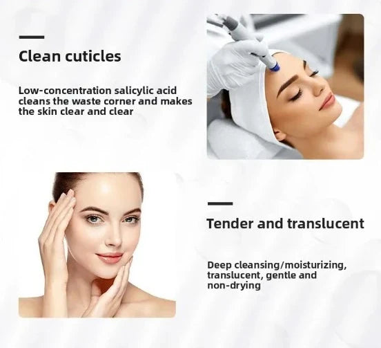 Salicylic Acid Skincare Essence – Deep Hydration Care Serum, Soothes Redness, Refines Skin Texture & Smooths Complexion for Daily Gentle Nourishment