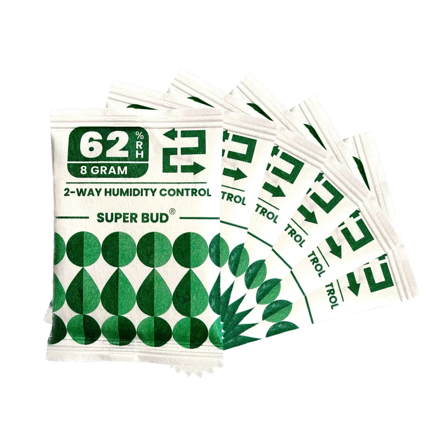 2-Way Humidity Control Packs – 4g/8g, 62% RH Humidifier for Herbs, Flowers & Storage Moisture Balance
