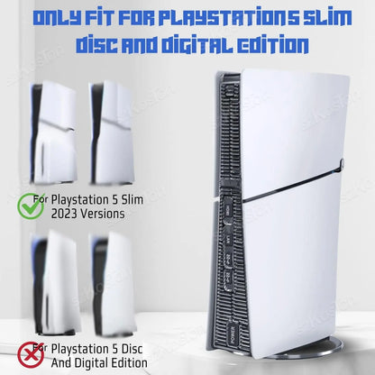 PS5 Slim & Pro Cooling Fan Dust Filter Kit – Silicone Dust Plugs & Dustproof Accessories for Game Console
