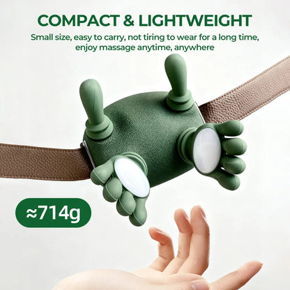 Bionic Finger Wireless Neck & Shoulder Massager — Brushless Motor Cervical Kneading Shawl