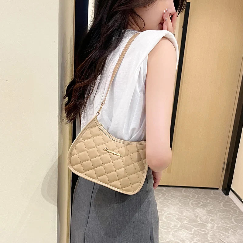 Women’s Soft Faux Leather Crossbody Bag – Retro Underarm Handbag & Small Shoulder Bag for Girls – Fashion Design