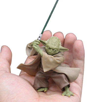 Star Wars Mandalorian Master Yoda Action Figure – Collectible Toy with Sword