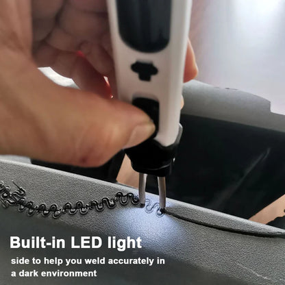 Portable Handheld Plastic Welding Machine – Thermal Cutting & Hole Repair Tool Set with LED Light