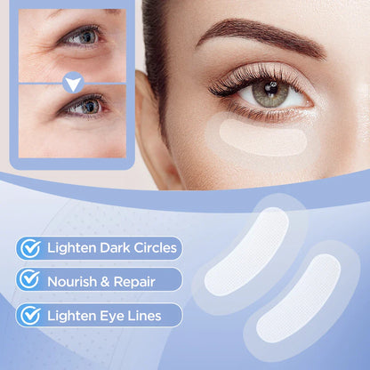 Hyaluronic Acid Microneedle Eye Patches — 10–100PCS Anti-Wrinkle, Dark Circle Moisturizing Under Eye Gel Pads