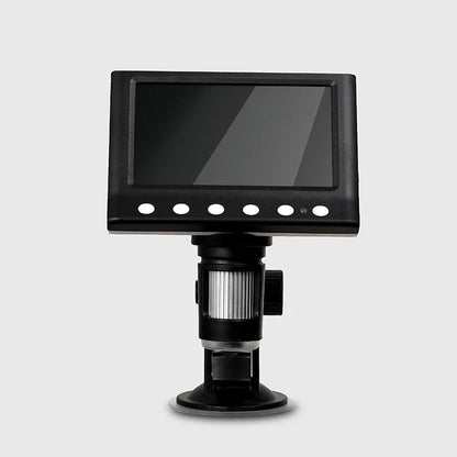Hayve 4.3” Digital Microscope DM7 – 1600X 1080P USB Soldering Microscope with 8 LEDs for PCB Repair, Windows & Mac Compatible Inspection Tool