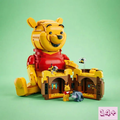 1399PCS Classic Bear Building Block Set - Educational DIY Ornament & Creative Birthday Gift for Friends