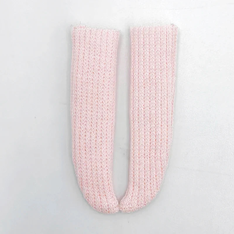 Blythe Doll Socks — Long Stockings in Black, White, Pink & Candy Colors for OB24, OB22, Azone Dolls