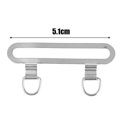 Ultra-Thin Metal Lanyard Patch 1/4Pcs – Stainless Steel Dual Hole Phone Case Connector Gasket for iPhone 14/15/16/17 Hanging Card Strap