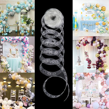 Flower Shape Balloon Clips - Plastic Decoration Accessories for Baby Shower, Wedding, Birthday Party, Plum Clip for Globos Balloons