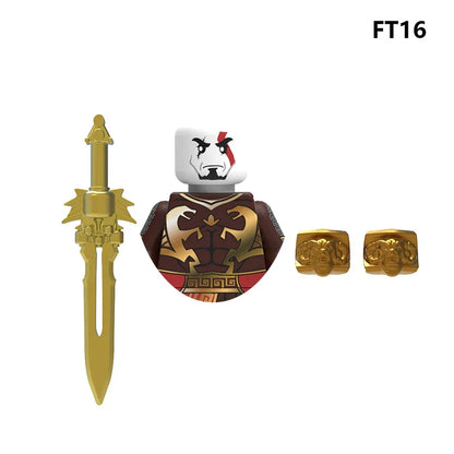 God of War Kratos Building Blocks – Mini Action Figures Toy for Kids’ Party Gifts