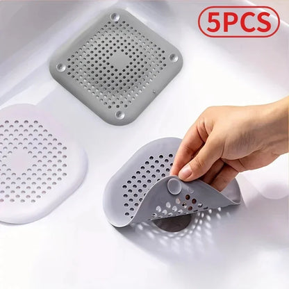 Universal Hair Filter Drain Plug - Kitchen Sink and Bathtub Strainer, Shower Floor Drain Stopper for Home Use