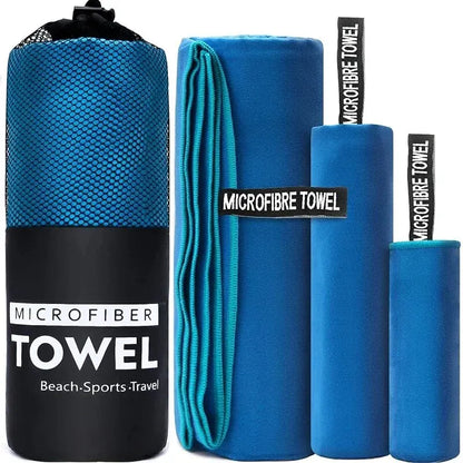 Quick-Drying Sports Towel: 40x80CM Blue, Grey, Green, or Orange - Ideal for Swimming, Gym, Fitness, Camping, Running and Beach Use