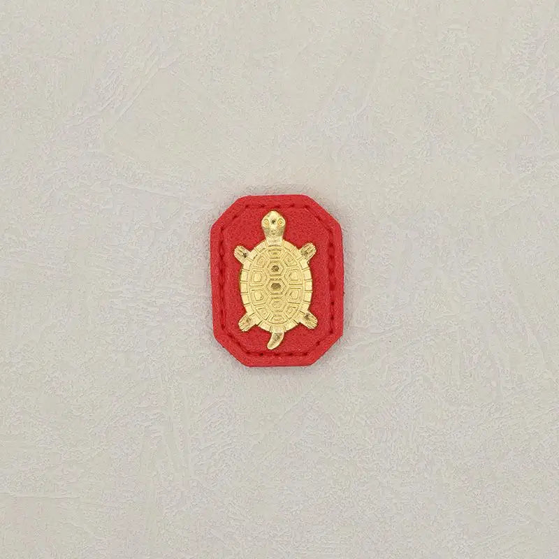 Money-Biting Turtle Ornament - Mini Feng Shui Lucky Turtle Charm for Longevity, Protection and Wealth