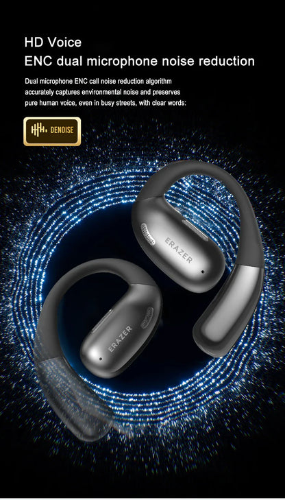 ERAZER XF31 AI Translator Earphones - Bluetooth Translation Earbuds, Sleep ASMR Headset, DIY APP, Wireless Open-Back Headphones