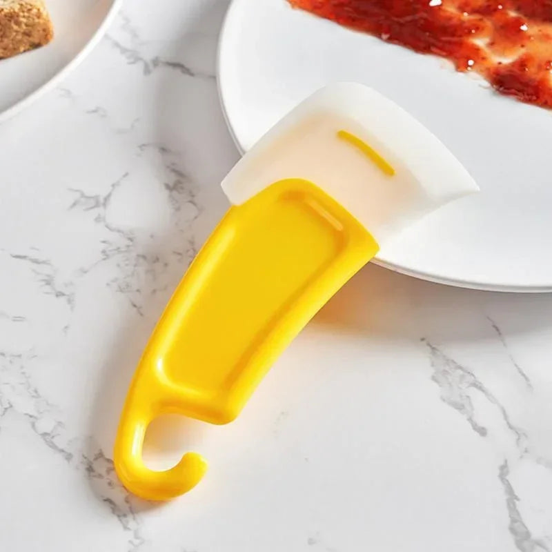 Soft Blade Kitchen Cleaning Spatula Scraper Brush | Pan, Pot & Dish Cleaner Tool for Cooking and Baking