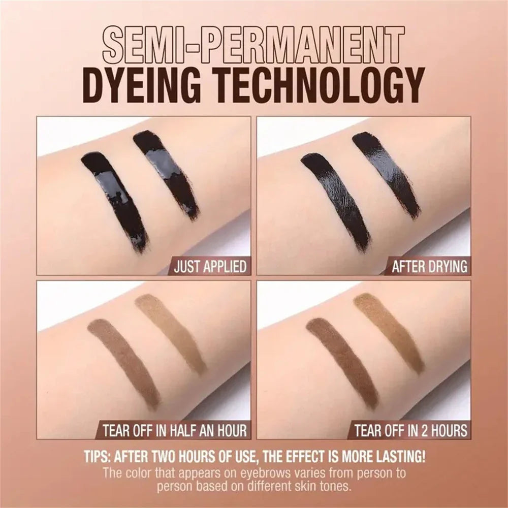 Long-Lasting 3-Day Tattoo Eyebrow Gel Cream – Easy Peel-Off, Smudge-Proof, Sweat-Resistant Waterproof Cosmetic