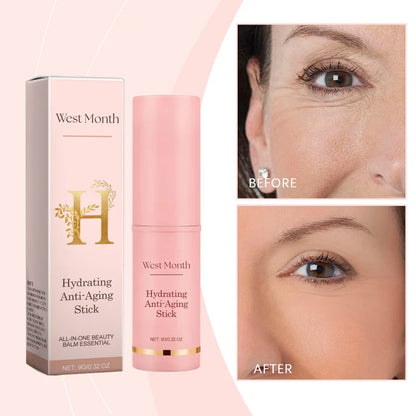 Collagen Multi-Bounce Balm Stick – Instant Wrinkle Removal, Anti-Aging, Firming & Brightening Moisturizer for Dull Skin