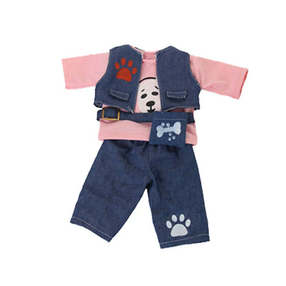 Baby Doll Bikini Outfit — Fits 43cm Born Bebe and 18-Inch American Dolls, Doll Clothes Set