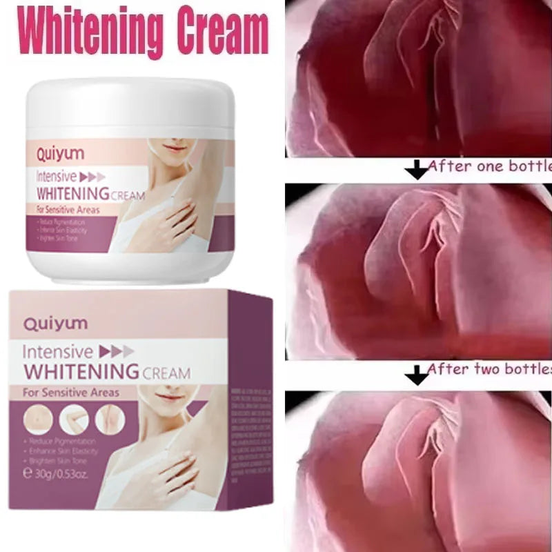 Whitening Body Cream for Underarm & Intimate Areas – Skin Brightening Moisturizer for Dark Skin Tone Care Korean Beauty Skincare Product