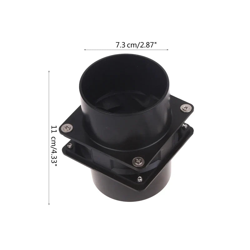 USB Ventilation Fan with 1/3/6M Pipe Tub : Exhaust and Intake Fan for Kitchen, Bathroom, and Electronics Maintenance