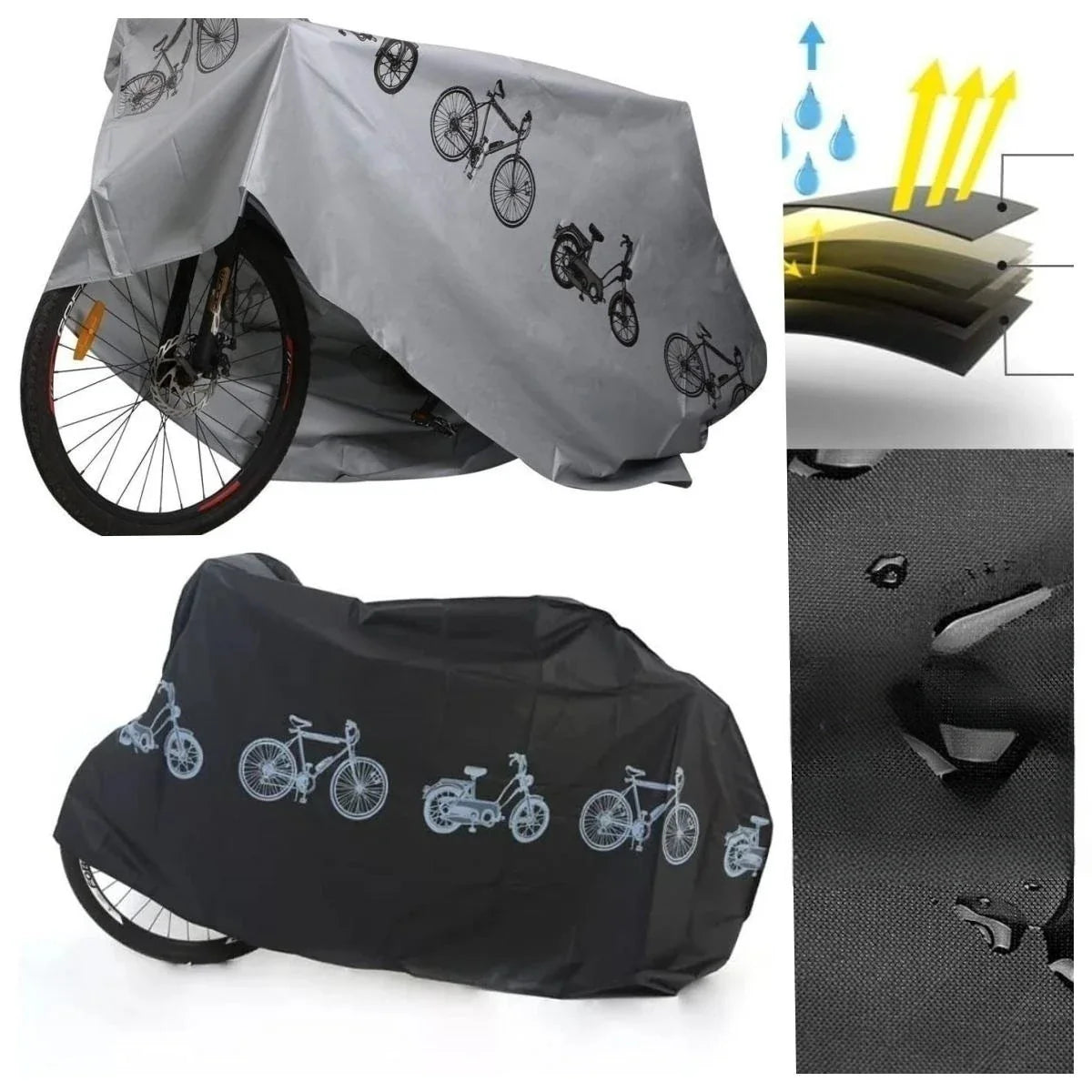 Bicycle Gear Waterproof Raincover – MTB Bike Cover for Outdoor Protection, Sunshine & Weatherproof Bike Case Accessory