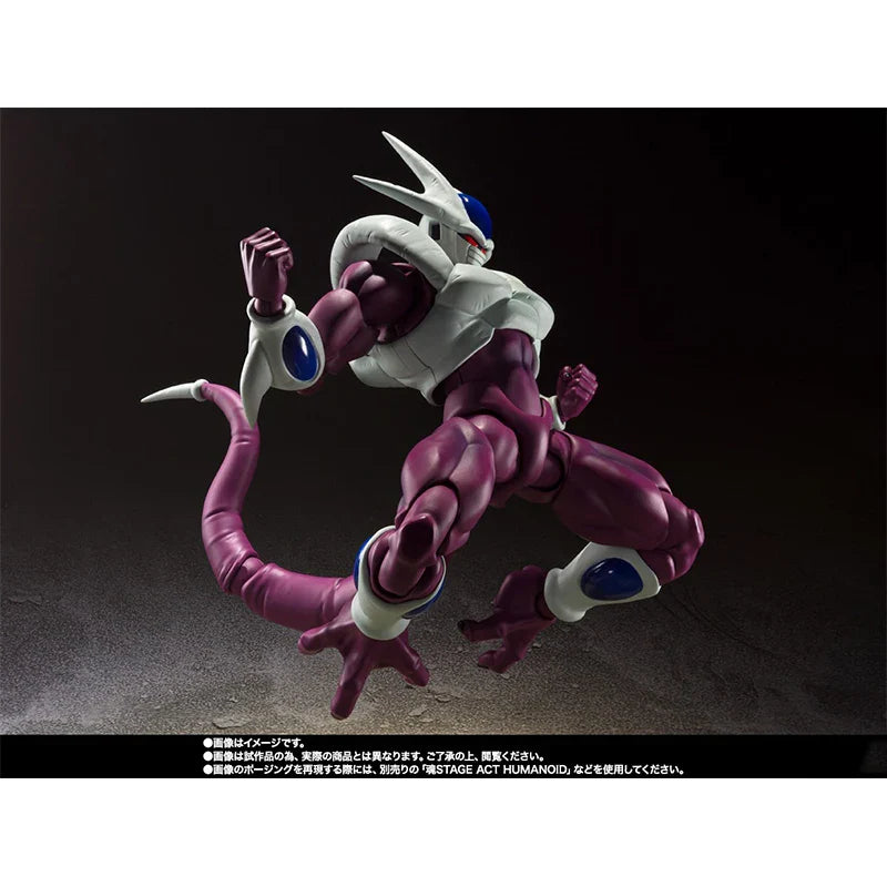 Bandai SHF Dragon Ball Cooler Final Form Action Figure – 40th Frieza Brother Anime Collectible Toy, Finished Model Gift for Kids