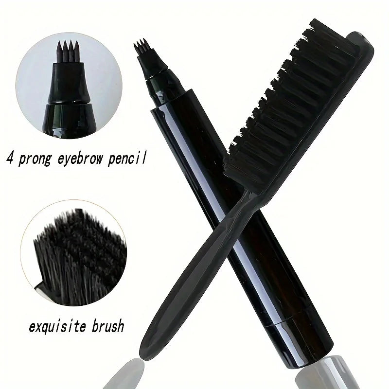 Beard Filling Pen Kit - Waterproof Beard Enhancer Pencil with Shaping Brush
