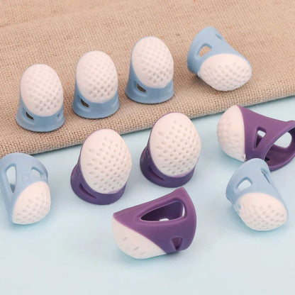 Breathable Silicone Thimbles - Multifunctional Protective Finger Sleeves for DIY Crafts & Sewing Accessories