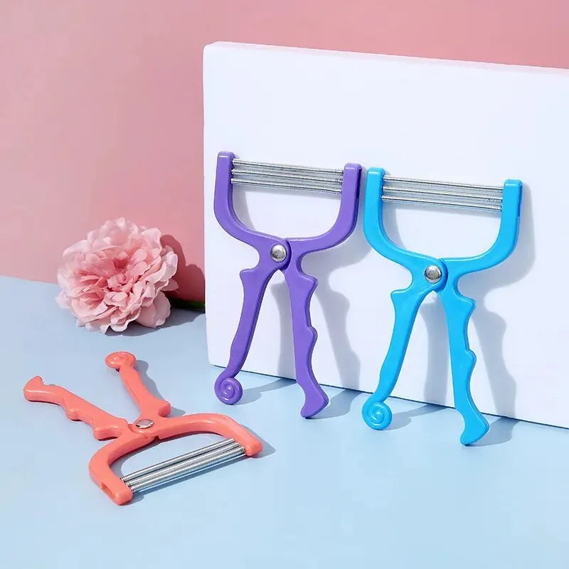 Manual Facial Hair Remover Epilator – Beauty Threading Tool for Women’s Shaving