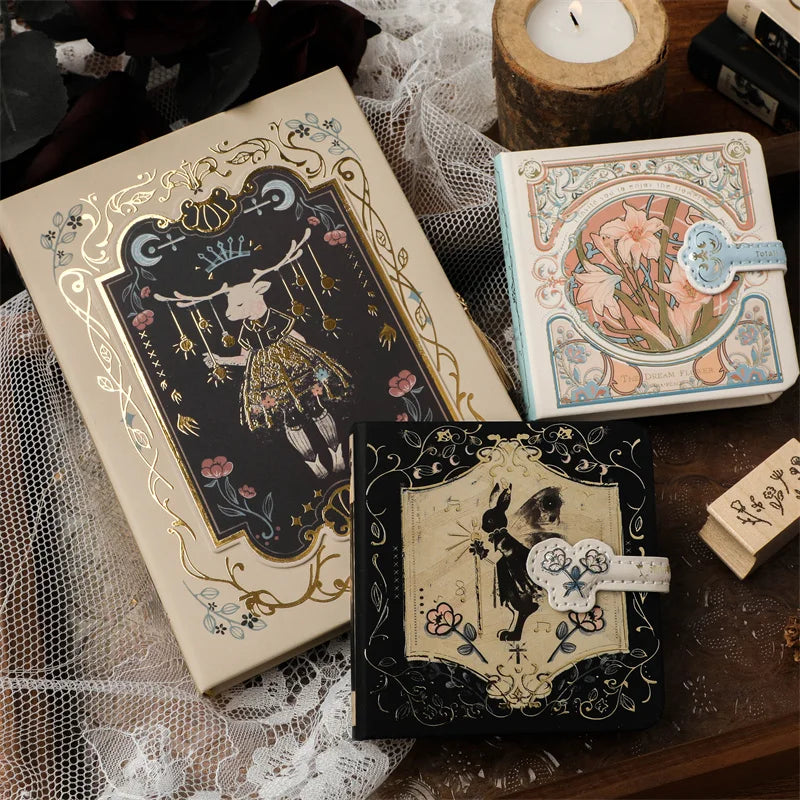A5 Gothic Magnetic Buckle Notebook – Retro Art Creative Hand Ledger Journal Gift