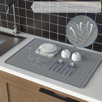 Silicone Stove Mat & Sink Protector | Electric Stove Top Cover, Insulation, Drying Pad & Personal Tablecloth for Kitchen