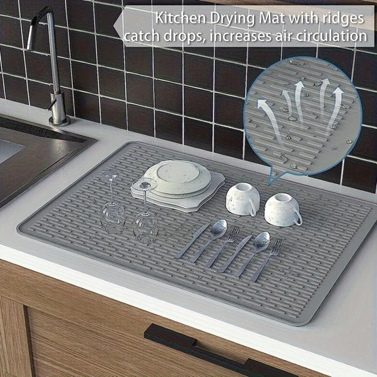 Silicone Stove Mat & Sink Protector | Electric Stove Top Cover, Insulation, Drying Pad & Personal Tablecloth for Kitchen