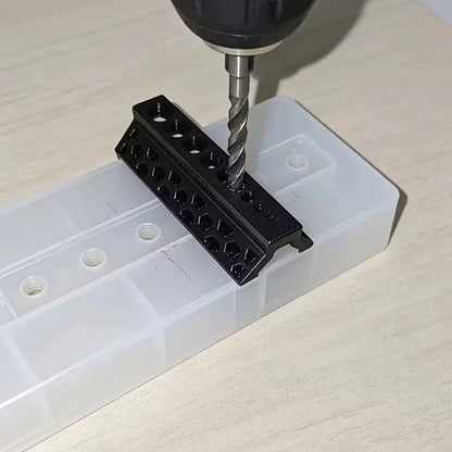 15mm 10-Hole Drilling Guide Jig – Non-Slip PVC Pipe Drill Fixture for Fast, Accurate & Secure Hole Drilling