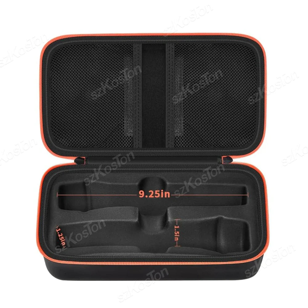 Portable EVA Wireless Microphone Carrying Case – Compatible with JBL Dual Mic System for Travel, Camping & Trips