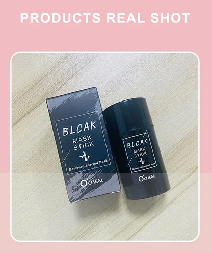 Green Tea & Honey Peach Facial Mask Stick – Pore Cleansing, Moisturizing & Charcoal Mud Mask