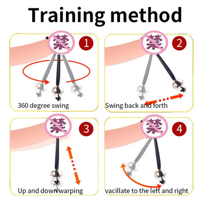 BDSM Male Penis Ring & Extender — Weight-Bearing Stretcher, Enlargement Device with Ball & Semen Lock, Adult Sex Toy for Men
