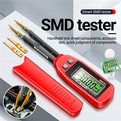 GN701 Smart SMD Tester – Multimeter for Capacitance, Resistance & Diode with LCD Display (3000 Counts)