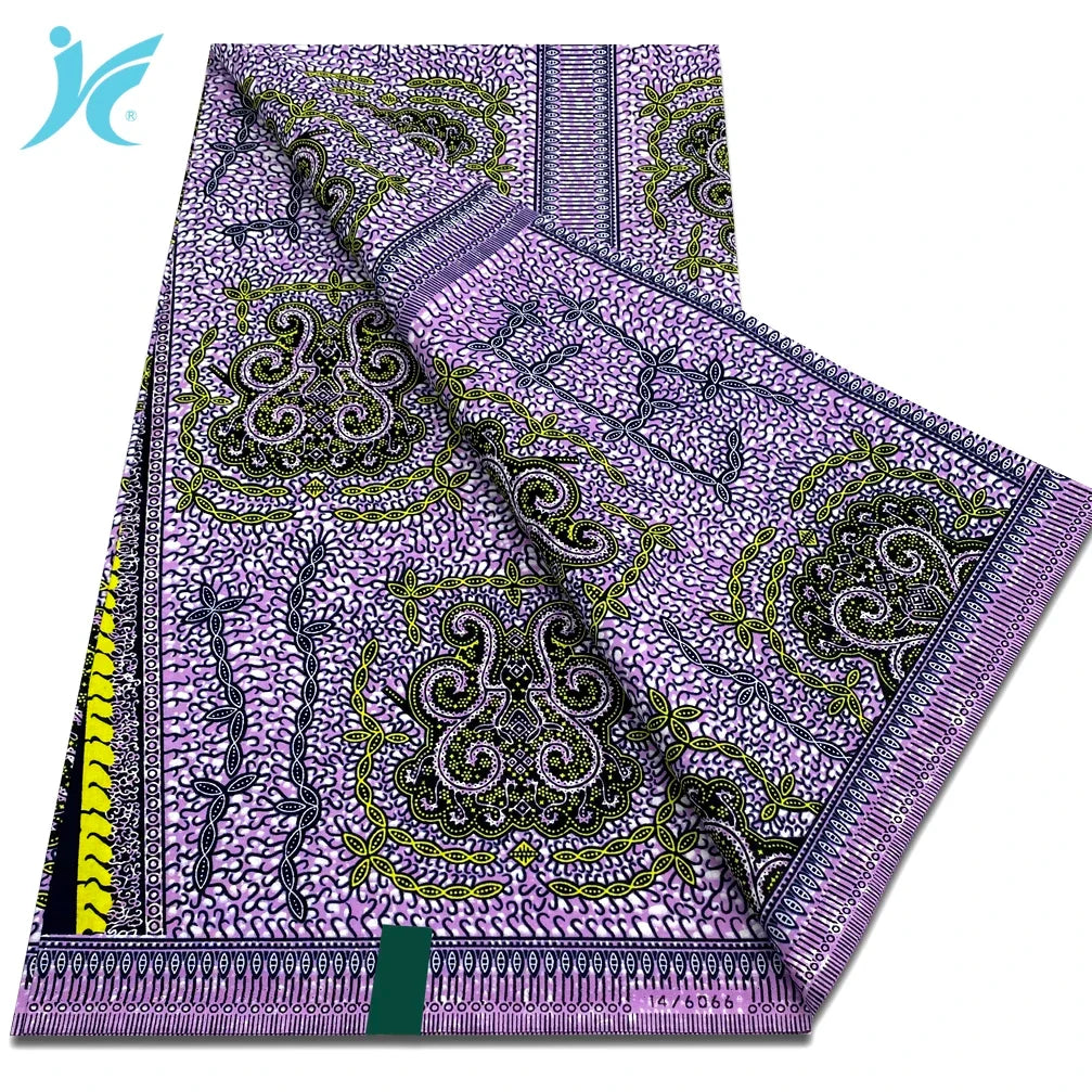 2026 African Real Wax Fabric - 100% Cotton Nigerian Ankara Dutch Batik Sewing Cloth