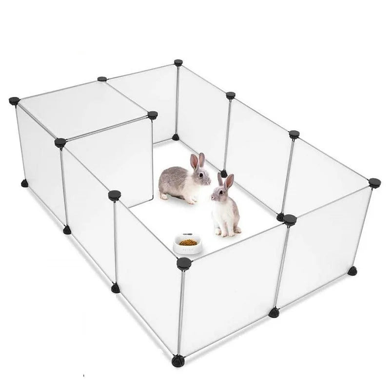 DIY Foldable Pet Playpen – Combined Cage Yard Fence for Dogs, Cats, Kittens, Rabbits, Guinea Pigs, Bunnies & Hedgehogs