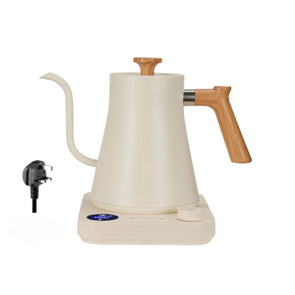 Electric Gooseneck Kettle 900ml — Smart Hand Brew Coffee Pot with Temperature Control & Rapid Heating, 110V/220V