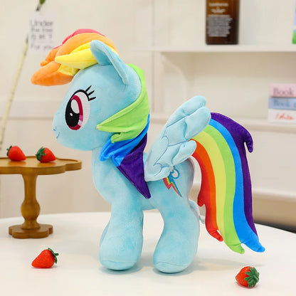 My Little Pony Rainbow Dash & Applejack 28cm Plush Toy – Soft Stuffed Animal Gift
