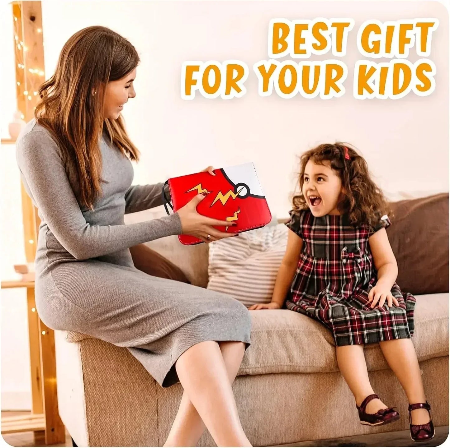 2025 Pokémon Card Album – 400pcs & 900pcs PU Zipper Collection Book for Cards, Photo Storage, Kids’ Toys & Gifts