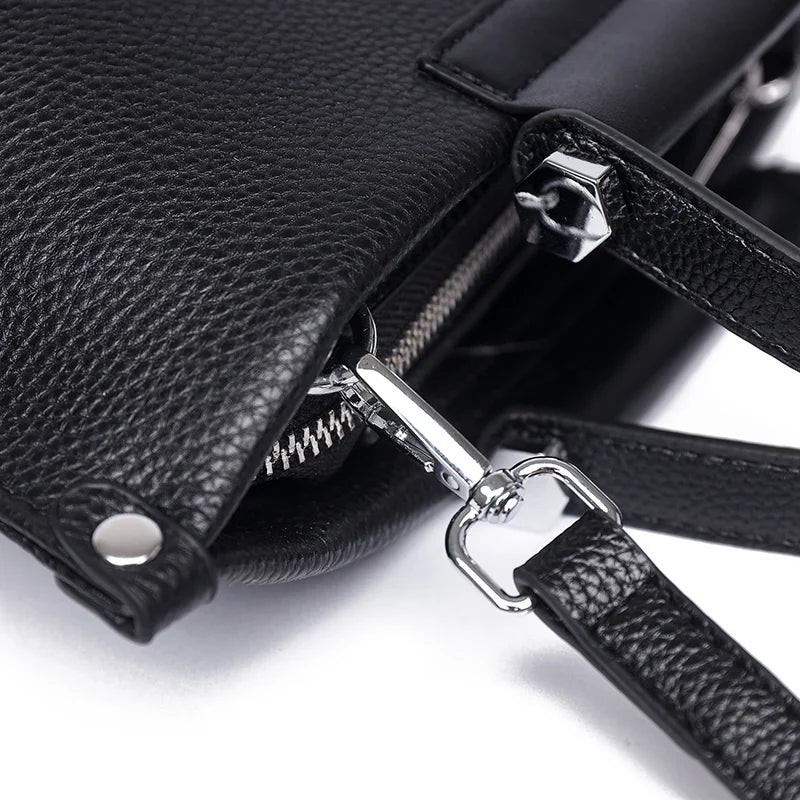 Luxury Cowhide Women’s Tote Bag – High-Quality Genuine Leather Shoulder and Crossbody Handbag, Fashionable Sac A Main
