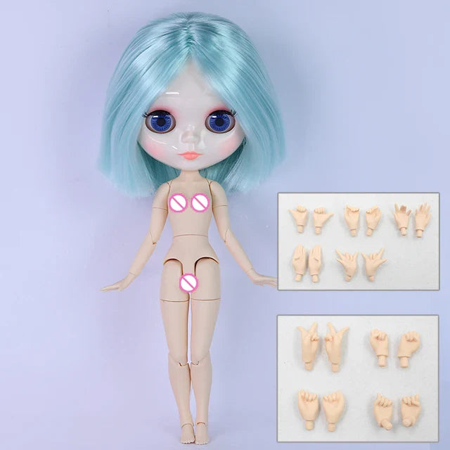 ICY DBS Blythe Doll 1/6 BJD – 30cm Joint Body Set with Random Eyes, Anime Girl Toy Gift