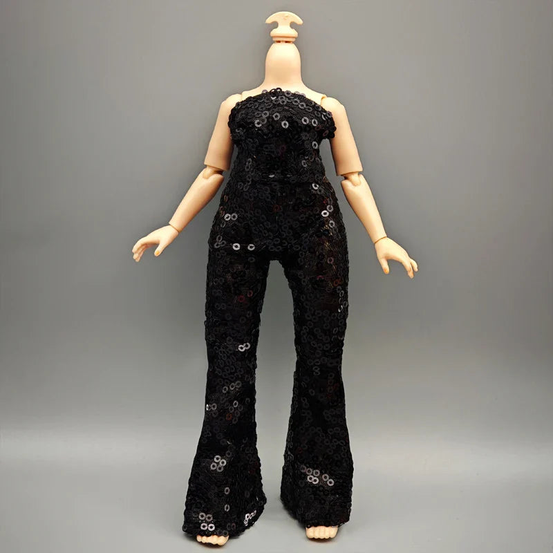 Handmade Doll Dresses & Shoes – Outfit for 28cm High School Dolls with Big Eyes & Long Eyelashes, Perfect Birthday Gift