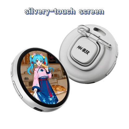 Dynamic Electronic Display Badge - Small Outdoor Digital Pendant for Fashion, 2D Display & Home Decor