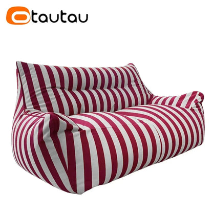 OTAUTAU 2-Seat Outdoor Bean Bag Sofa Cover - Waterproof Garden, Camping & Pool Lounger
