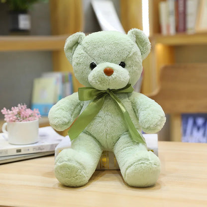 Cute Teddy Bear Plush Toy — Soft Stuffed Animal, Kawaii Cat & Baby Sleeping Plush for Kids, Girls, Home Decor & Gift