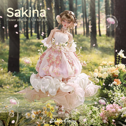 Sakina 1/4 Bariy Flower Jellyfish Resin Ball-Jointed Doll – Fullset Fantasy Art Toy Gift for Girls