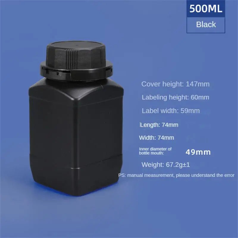 Empty Plastic Bottles 250ML/500ML/1L — HDPE Liquid, Cosmetic, Food & Chemical Storage Containers